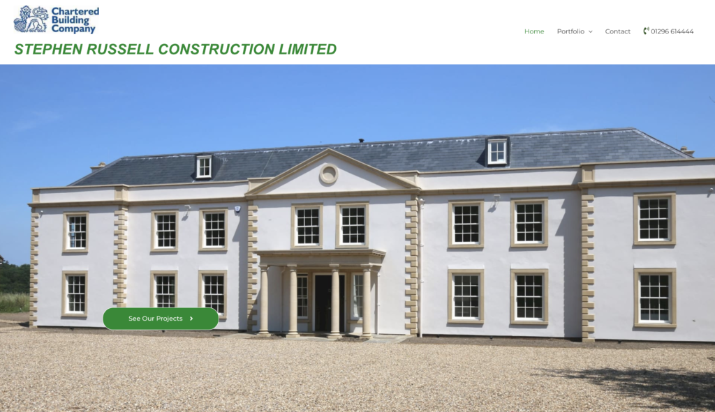 Stephen Russel Construction Limited Website